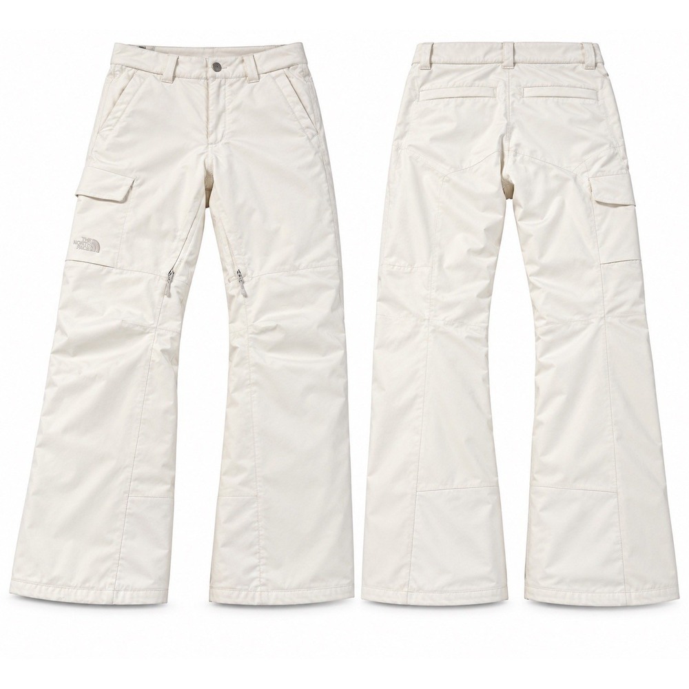 The North Face Snow Pants Womens Small Cream White Insulated Ski Snowboard